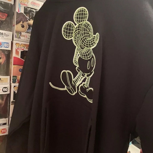 *RARE* FaZe Clan X Disney Hoodie Mickey Mouse “On the Grid” Size LARGE - Picture 4 of 5